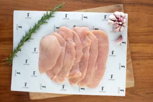 Suprema fileteada de pollo de Corral Cocorokeen