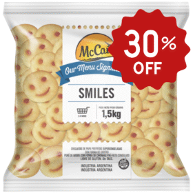 Carita de papa ,pack 1.5kg. Prefritas, congeladas. Listas para cocinar al horno